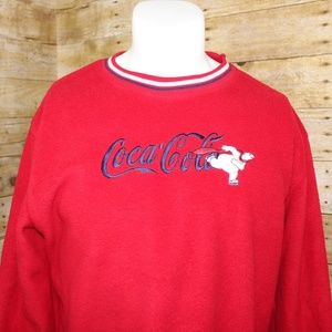 Vintage / Retro Coca Cola Embroidered Fleece